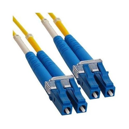 Icc -ICFoJ1M501 1 m LC Duplex Singlemode 9-125 Fiber optic Patch Cable, Yellow - Small ICC-ICFOJ1M501